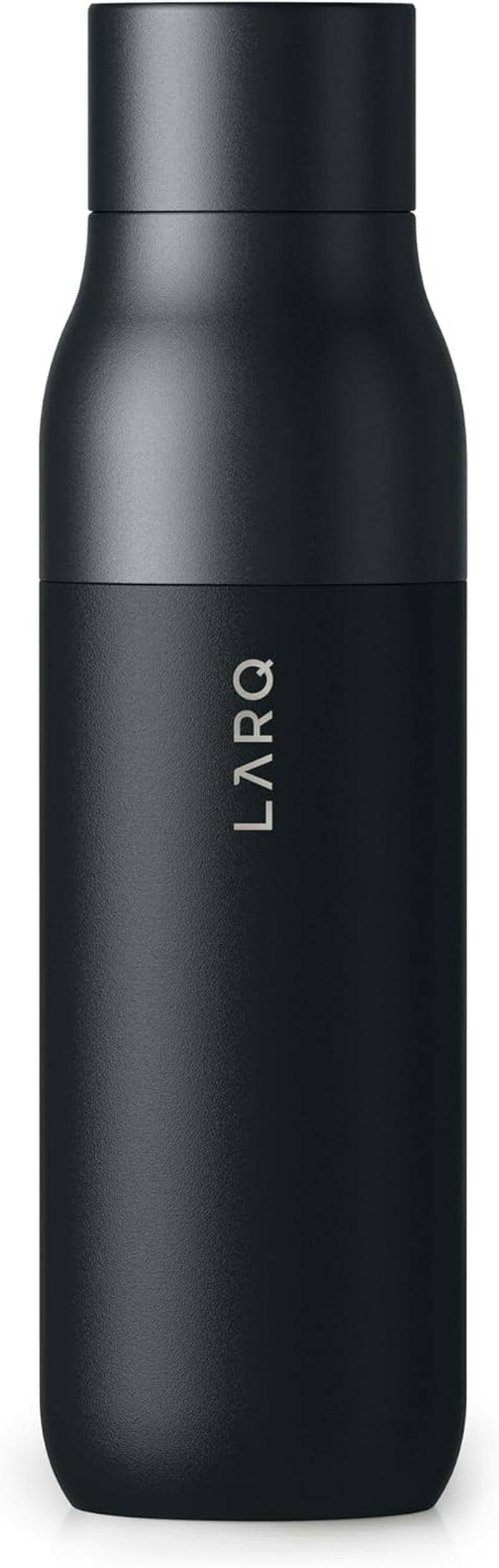 Bottle Twist Top 17Oz - Insulated Stainless Steel Water Bottle | Thermos, BPA Free | Reusable Water Bottle for Camping, Office, and Travel | Keep Drinks Cold and Hot, Obsidian Black